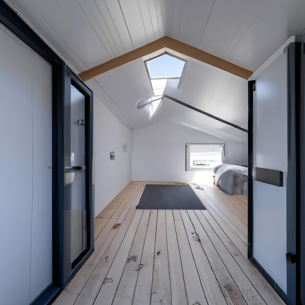 The video features an amazing single level modern tiny house