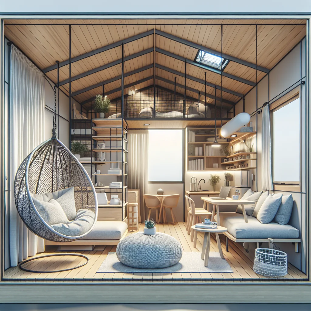 Relaxing Loft-Type Tiny House Design Idea (5x10 Meters Only)