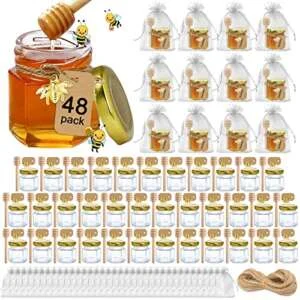 tiny honey jars party favors