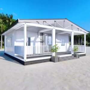 Customizable Steel A-Frame Prefab House Kit Tiny House to Live in Container Home Tiny Homes for Sale Prefab for Villas Apartments and Carports