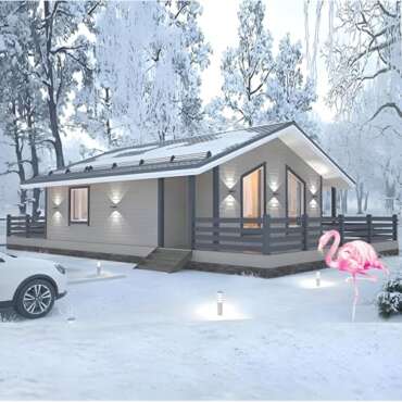 Compact 3-Bed Prefab Tiny Home | 20ft 40ft Modern Modular House Kit ...