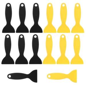 14pcs Plastic Scraper Flexible Plastic Putty Knife 2 Colours Putty Knife Scraper For 3d Printing Resin Removal，Spackling, Patching, Decal, Wallpaper Plastic Paint Scraper