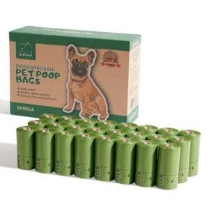 ATIFBOP Biodegradable Dog Poop Bags Rolls 360 Count Scented, Leak Proof and Extra Thick 3L Waste Bag Refill (Scented)