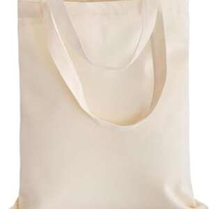 Organix 6|12|24|48|100 Pack 100% Organic Cotton Tote Bag, 14x15.5 Inches Large Economical Tote Bag, Shopping, Grocery, Travel, Lightweight, Daily Cloth Tote Bag with Sturdy Handle (6-Pack)