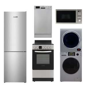 Equator TINY HOME COMPACT APPLIANCE PACK- Washer+Dryer+Dishwasher+Cooking Range+Refrigerator+Microwave