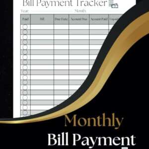 Monthly Bill Payment Log Book: Monthly Bill Organizer & Planner for Budgeting Financial | Simple Classy Monthly Bill Payment Checklist | Simple Home ... print 110 pages | Size - 8,5"×11" inches