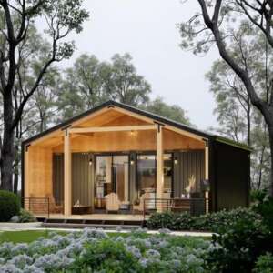 Tiny Homes to Live in for Adults, Fully with Kitchen and Bathroom 3 Bedrooms Luxury Mobile Tiny Prefabricated Prefab Houses Modular Design Prefab Tiny Homes