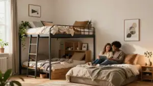 Stylish Small Bedroom Decor Ideas for Couples in Space-Saving Studio Apartments
