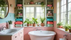 21 Colorful Small Bathroom Shelf Ideas That Bring Joy to Your Space (You’ll Adore #14!)